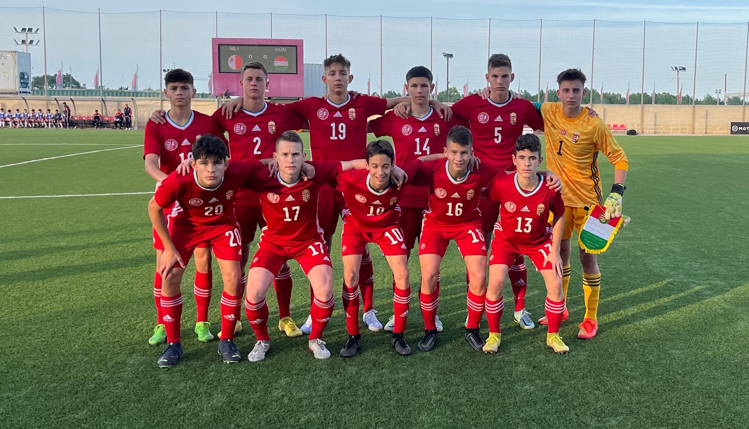 Második Málta elleni tesztmeccsét már megnyerte az U15-ös fiúválogatott Forrás: MLSZ