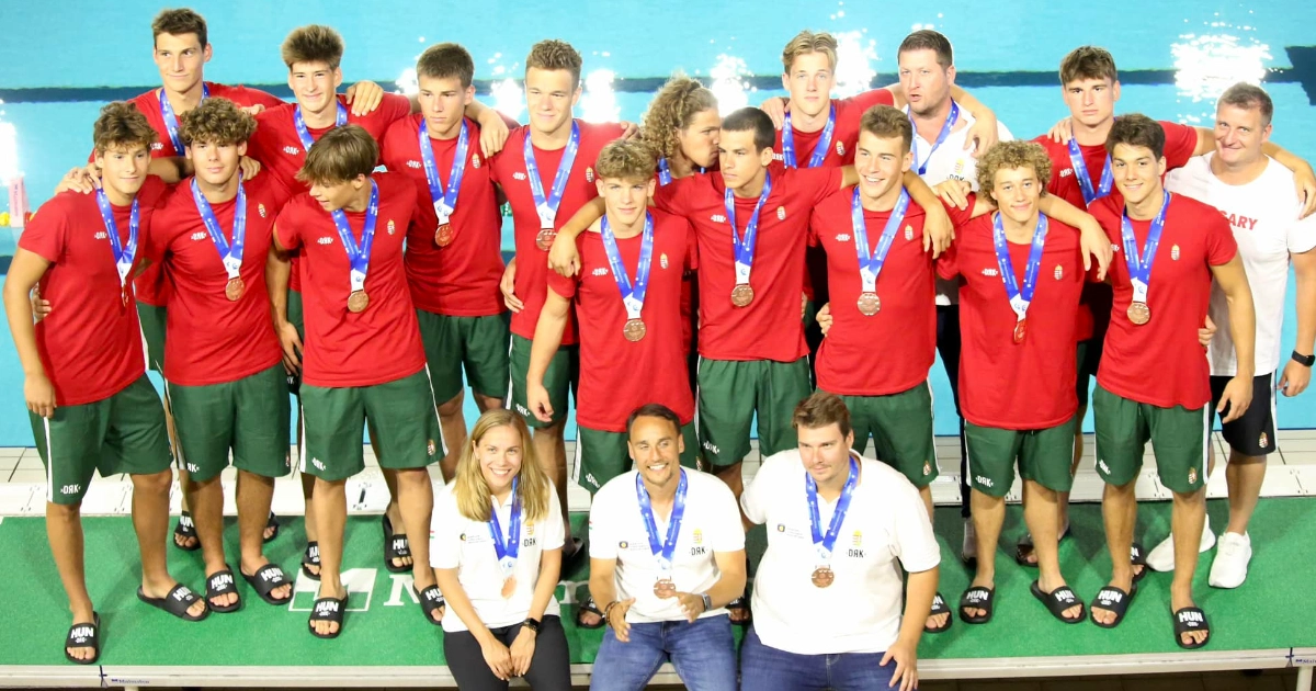 Vízilabda: a pofon és az érem sem maradt el az U16-os fiú-vb-n